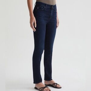 AG Denim Mari High Rise Slim Straight Jeans